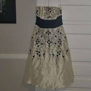 Strapless White House Black Market dress